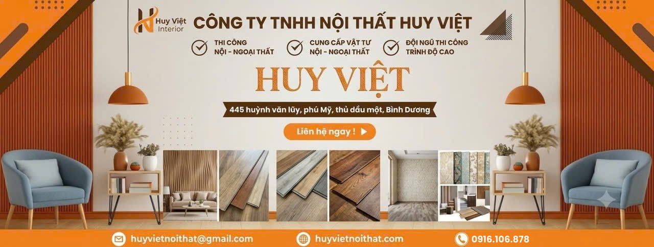 Công ty TNHH Nội thất Huy Việt: thi công nội ngoại thất, cung cấp vật tư, 445 Huỳnh Văn Lũy, Phú Mỹ, Thủ Dầu Một, Bình Dương